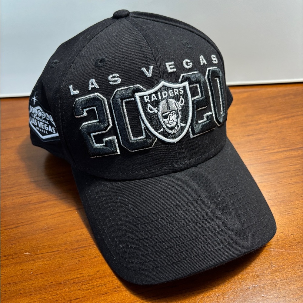 NWOT Las Vegas Raiders, 2020 Inaugural Season, New Era Hat, Black & Silver, OS